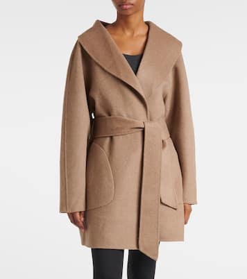 Edgemere wool-blend wrap coat | Varley