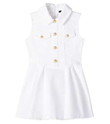 Robe en jean  | Balmain Kids