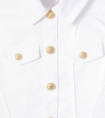 Robe en jean  | Balmain Kids