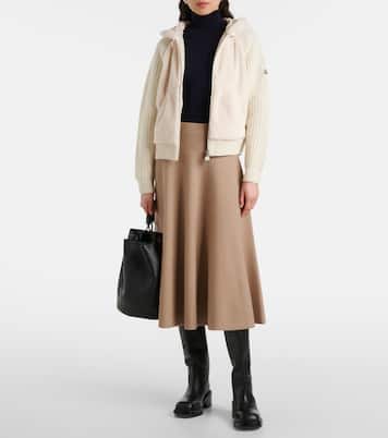 Wool and teddy cardigan | Moncler