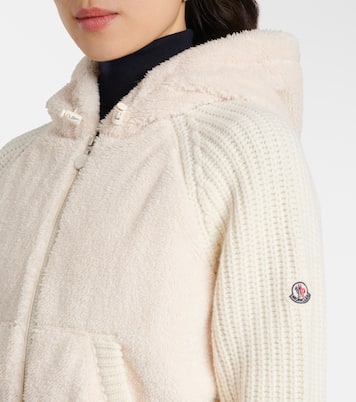 Wool and teddy cardigan | Moncler
