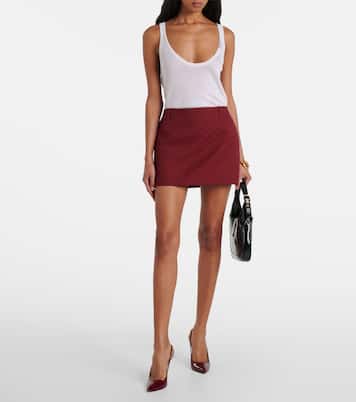 GG canvas cotton-blend miniskirt | Gucci