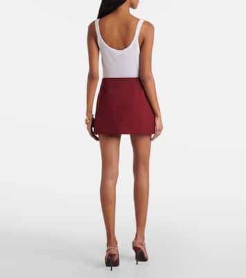 GG canvas cotton-blend miniskirt | Gucci