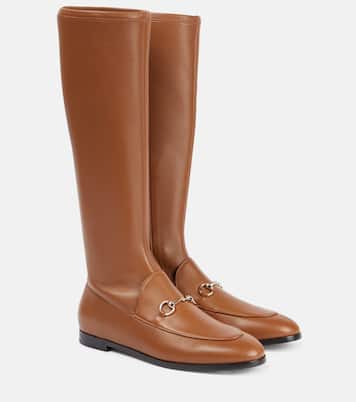 Botas altas Gucci Jordaan de piel | Gucci