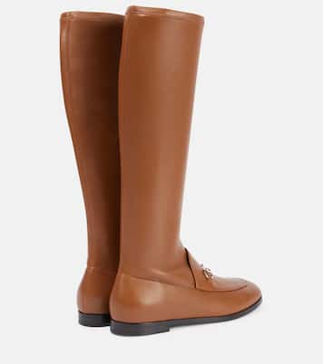 Botas altas Gucci Jordaan de piel | Gucci