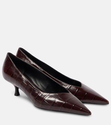 Escarpins 50 en cuir embossé | Victoria Beckham