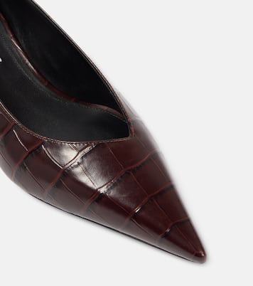 Escarpins 50 en cuir embossé | Victoria Beckham