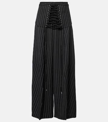 Pantaloni a gamba larga in lana vergine | Jean Paul Gaultier