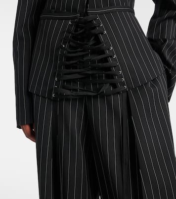 Pantaloni a gamba larga in lana vergine | Jean Paul Gaultier