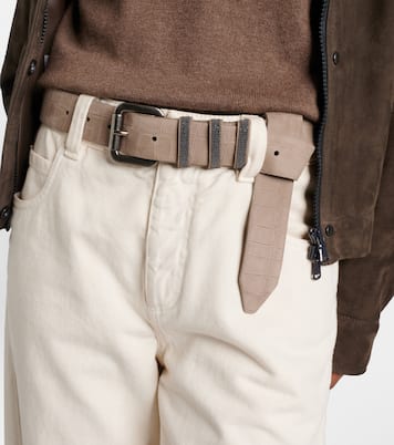 Cintura Monili in suede | Brunello Cucinelli
