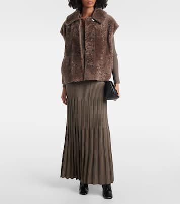 Merino ribbed-knit wool maxi skirt | Joseph
