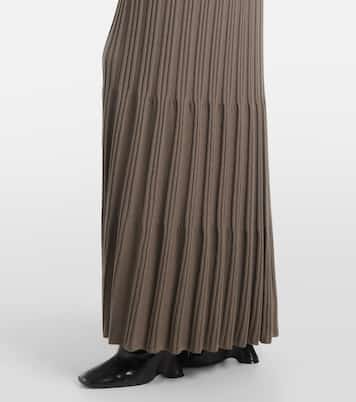 Merino ribbed-knit wool maxi skirt | Joseph
