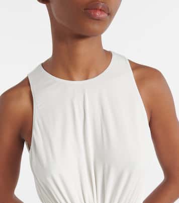 Gathered jersey maxi dress | Alaïa