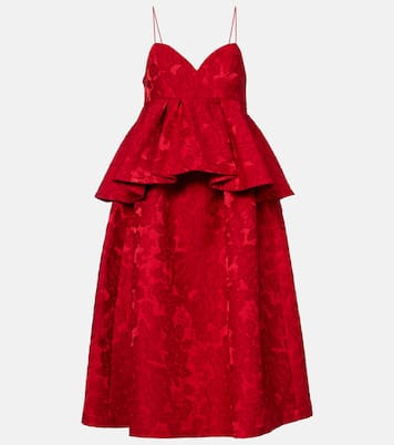 Vestido midi Satine en jacquard matelassé | La DoubleJ