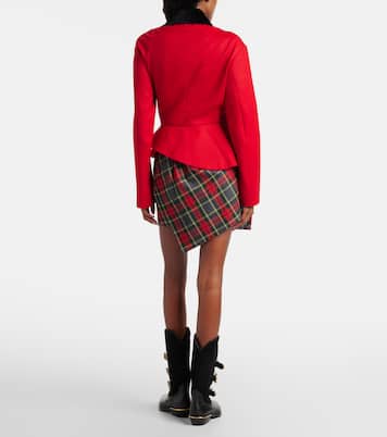 Stormy asymmetric virgin wool jacket | Vivienne Westwood