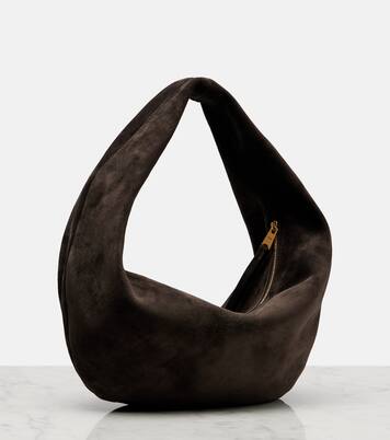 Olivia Medium suede shoulder bag | Khaite