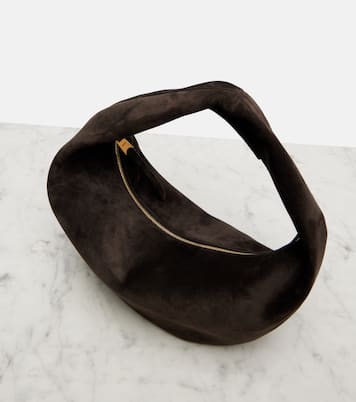 Olivia Medium suede shoulder bag | Khaite