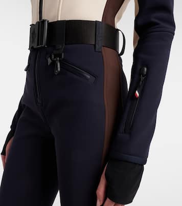 Logo belted ski suit | Moncler Grenoble