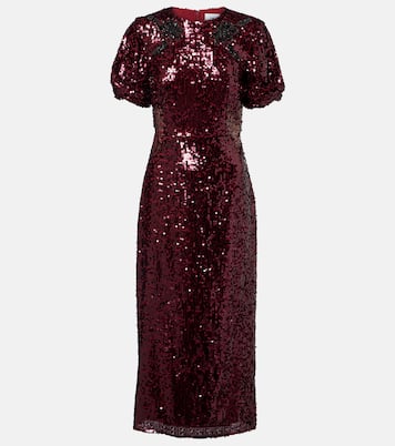 Sequined midi dress | Erdem