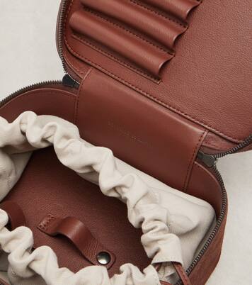 Bolso neceser Mini de ante | Brunello Cucinelli