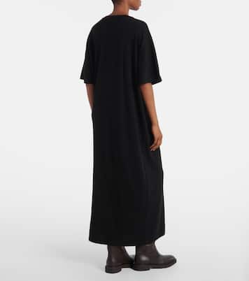 Kris cotton and cashmere maxi dress | Extreme Cashmere