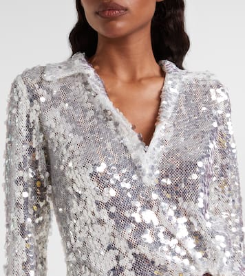 Opaline sequined top | Christopher Esber