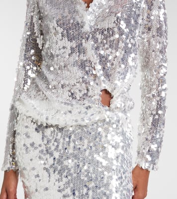 Opaline sequined top | Christopher Esber