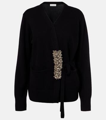Cardigan aus Kaschmir mit Kristallen | Dries Van Noten