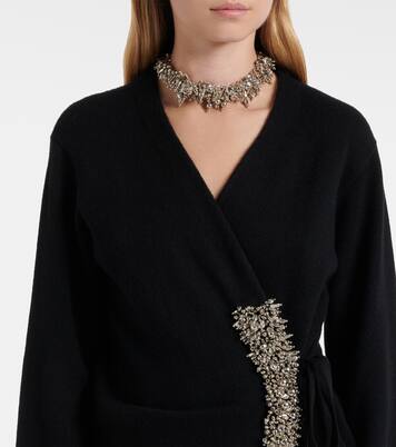 Cardigan aus Kaschmir mit Kristallen | Dries Van Noten