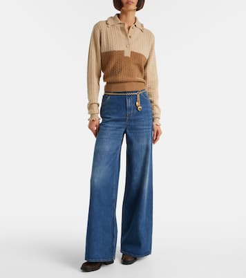 Dakota suede biker boots | Chloé