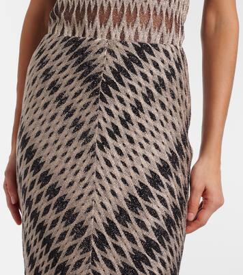 Maxirock aus Häkelstrick | Missoni