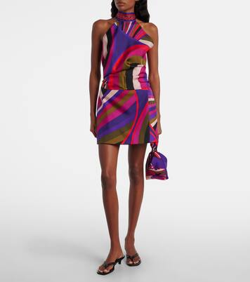 Iride silk wrap skirt | Pucci