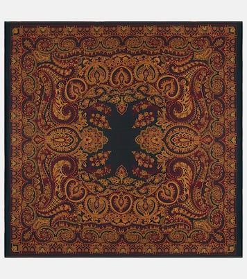 Paisley wool and silk-blend throw | Etro