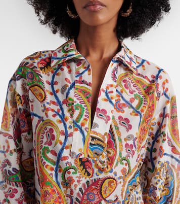 Printed cotton and silk tunic | Etro