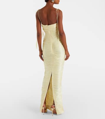 Abito lungo in organza | Marmar Halim