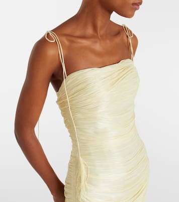 Abito lungo in organza | Marmar Halim