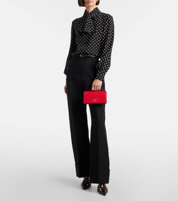 VLogo 미니 레더 체인 지갑 | Valentino Garavani