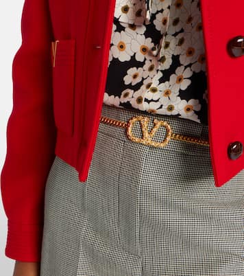 VLogo crystal-embellished belt | Valentino