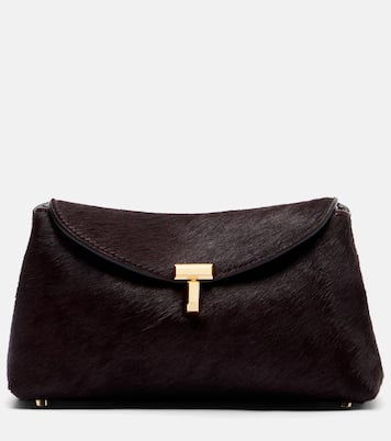 T-Lock calf hair clutch | Toteme