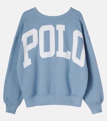 Printed cotton-blend jersey sweatshirt | Polo Ralph Lauren Kids
