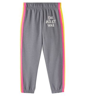 Embroidered cotton jersey sweatpants | Mini Rodini