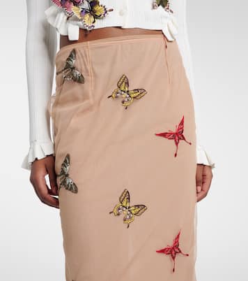 Appliqué midi skirt | Blumarine