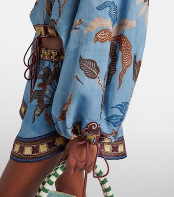 Georgie cropped printed top | Alémais