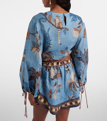 Georgie cropped printed top | Alémais