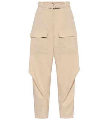 Adaline wool carrot-leg cargo pants | Stella McCartney