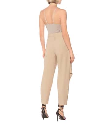 Adaline wool carrot-leg cargo pants | Stella McCartney