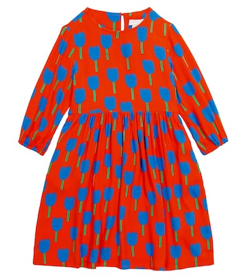 Bedrucktes Kleid aus Crêpe | Stella McCartney Kids