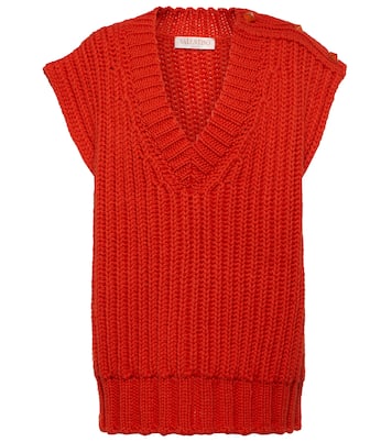 Wool-blend sweater vest | Valentino