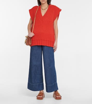 Wool-blend sweater vest | Valentino