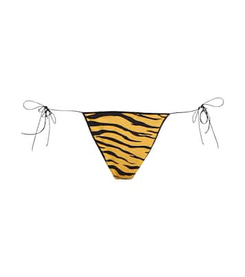 The C zebra-print bikini bottoms | Tropic of C